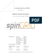 Software Transfer Document