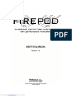 Presonus Firepod Manual