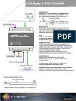Povezivanje EUROgate8Mini