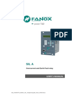 SIL-A Overcurrent and Earth-Fault Relay User Manual