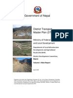 Government of Nepal: District Transport Master Plan (DTMP)