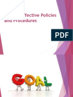 Writing Effective Policies and Procedures