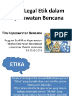 Aspek Legal Etik Dalam Keperawatan Bencana