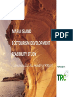 Maria Island Ecotourism Feasibility Study