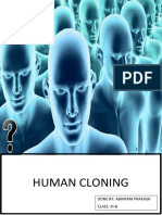 Biology Project - Class 11 - Human Cloning