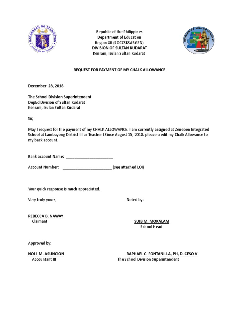 Pei Request Letter | PDF | Education Policy | Behavior Modification