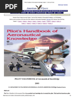 PILOT'S HANDBOOK of Aeronautical Knowledge 2003