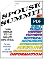 Spouse Summit Oct 10