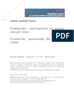 Feminicidio Interrogación Al Cuerpo Roto de Cristo - Pineda Madrid PDF