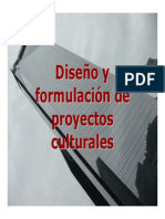 Diseño de Proyectos Culturales