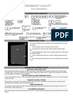 GeomagicSculpt QuickRef PDF