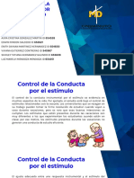 Control de La Conducta Por El Estímulo