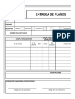 Formato Entrega de Planos TESIS