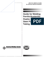 Guide For Welding Ferritic/Austenitic Duplex Stainless Steel Piping and Tubing