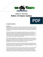 Alcalde Ferrer, Alfonso - Sobre El Teatro Latino