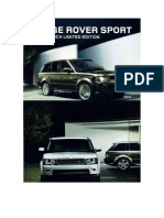 L320 Range Rover SPORT Catálogo 2011 "Limited Edition"
