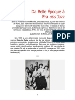 Da Belle Époque ao Jazz: a transformação cultural da era pós-guerra