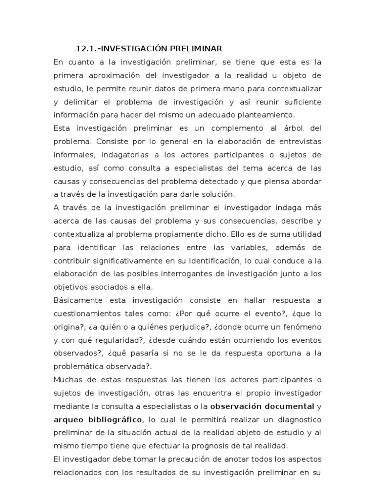 Investigacion Preliminar | PDF | Gestión de recursos humanos | Cognición