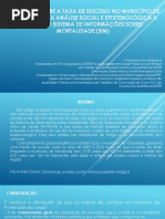 Apresentação TCC Saúde Pública Suicidio