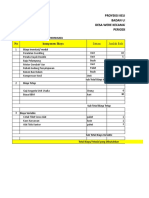 Contoh Cash Flow Unit Usaha Jasa Pariwisata