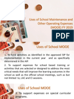 Uses of School MOOE 2019 v2