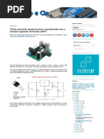 Tenha Uma Fonte Ajustável Para a Sua Bancada Com o Módulo Regulador de Tensão LM317 - Arduino e CIA