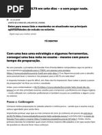 Estudei Para o IELTS Em Sete Dias – e Sem Pagar Nada. Saiba Como!