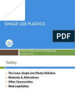 Single Use Plastics
