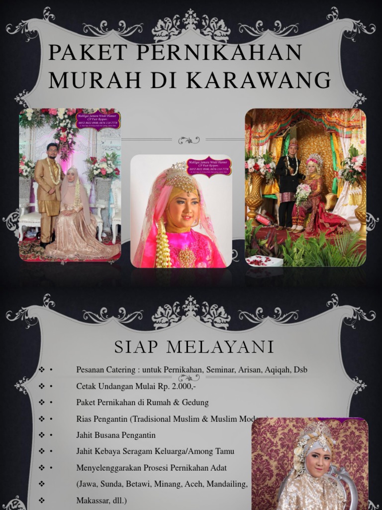 Keren Harga  Dekorasi  Pernikahan  Adat Sunda Beauty Glamorous