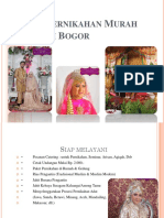 Paket Pernikahan Murah Wilayah Bogor