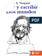 Leer y Escribir. Dos Mundos - V. S. Naipaul (6)