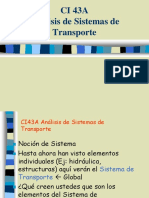 Analisis Del Sistema de Transporte
