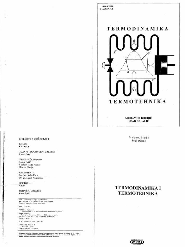s② Termodinamika I Termotehnika | PDF