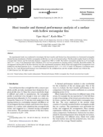 Download Heat Transfer and Thermal Performance Analysis of a Surface With Hollow Rectangular Fins by zer kten SN39770387 doc pdf