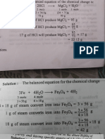 Solutions to Stichiometry Quiz