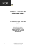 Improving Noise Immunity For Serial Interface