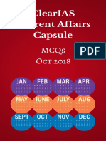 Clearias Current Affairs Capsule Oct 2018