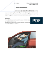 Vehicle Alcohol Detector