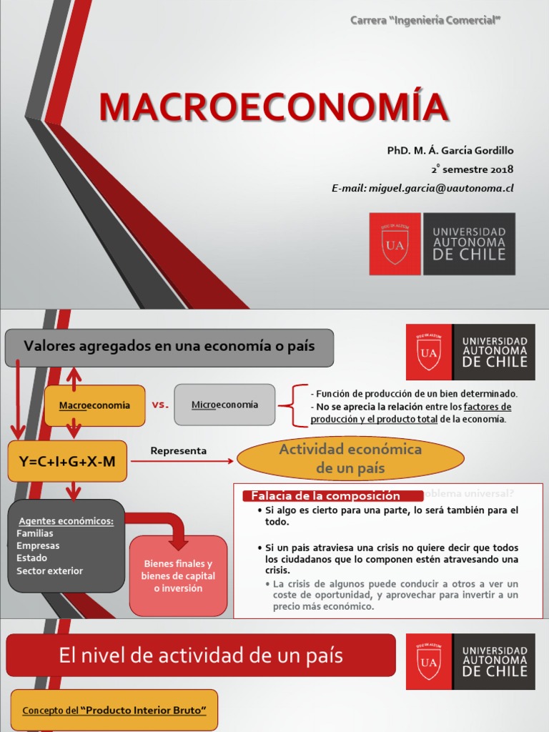 Macroeconomía: Economia Unidad 3 | PDF | Producto Interno Bruto ...