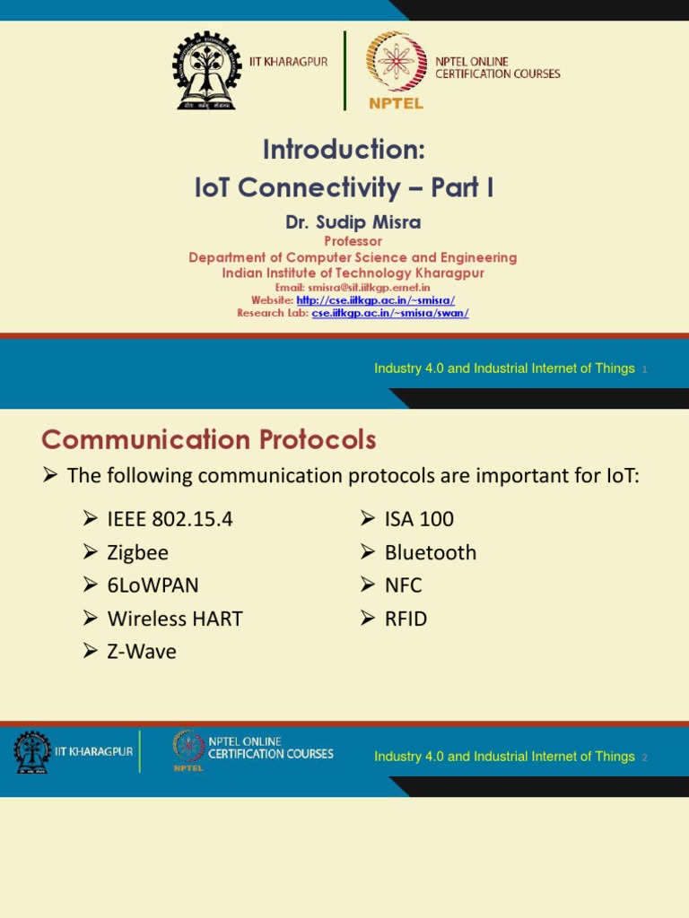 IoT Connectivity Part 1 | PDF | I Pv6 | Computer Network