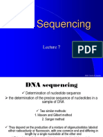 DNASequencing - Lecture 7 PDF