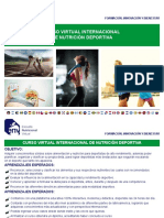 PDF Informativo de Nutrición Deportiva Extranjeros.