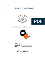 Cover Jurnal One Day One Ayat