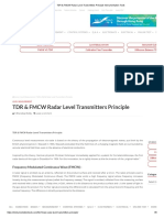 TDR & FMCW Radar Level Transmitters Principle Instrumentation Tools