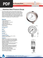 Installation & Operation Manual - Pressure Gauge | PDF | Pressure ...