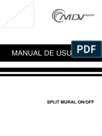 Manual Instrucciones Home Split on Off