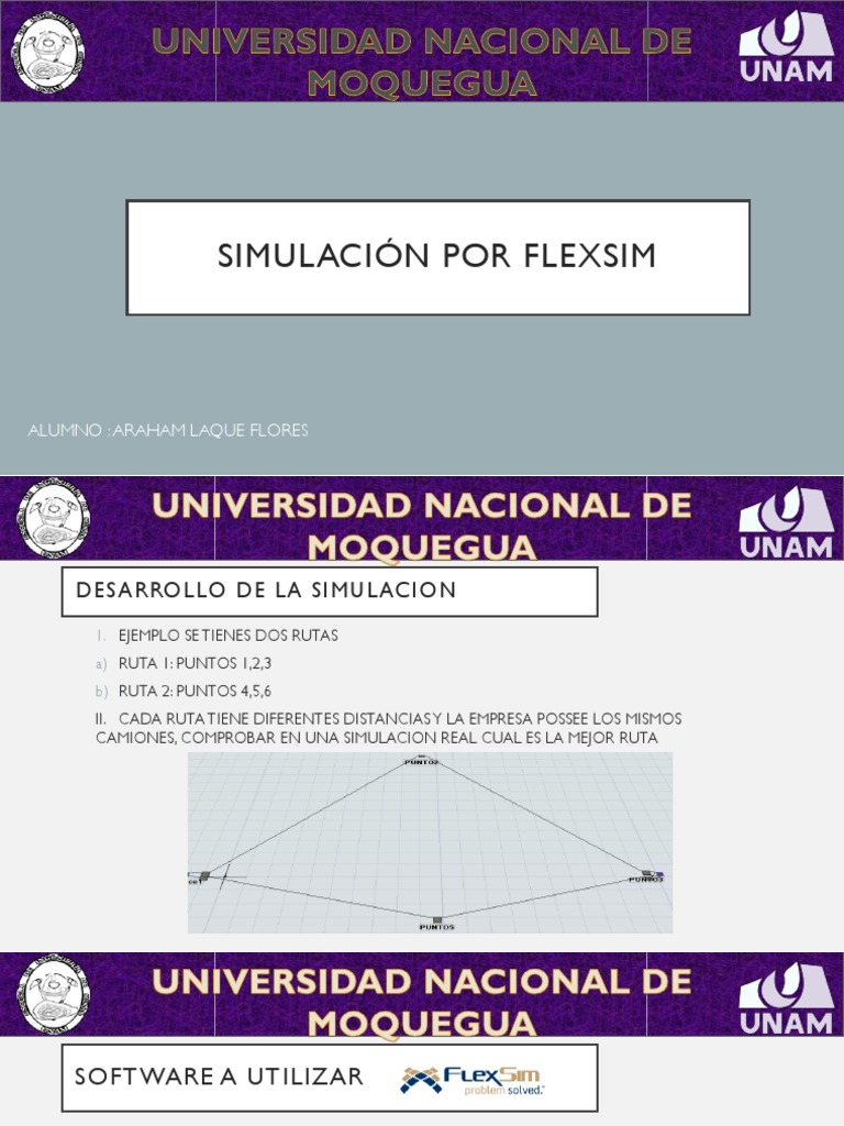 Simulación de Rutas en FlexSim | PDF