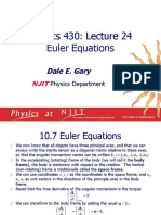 Eulers Equation