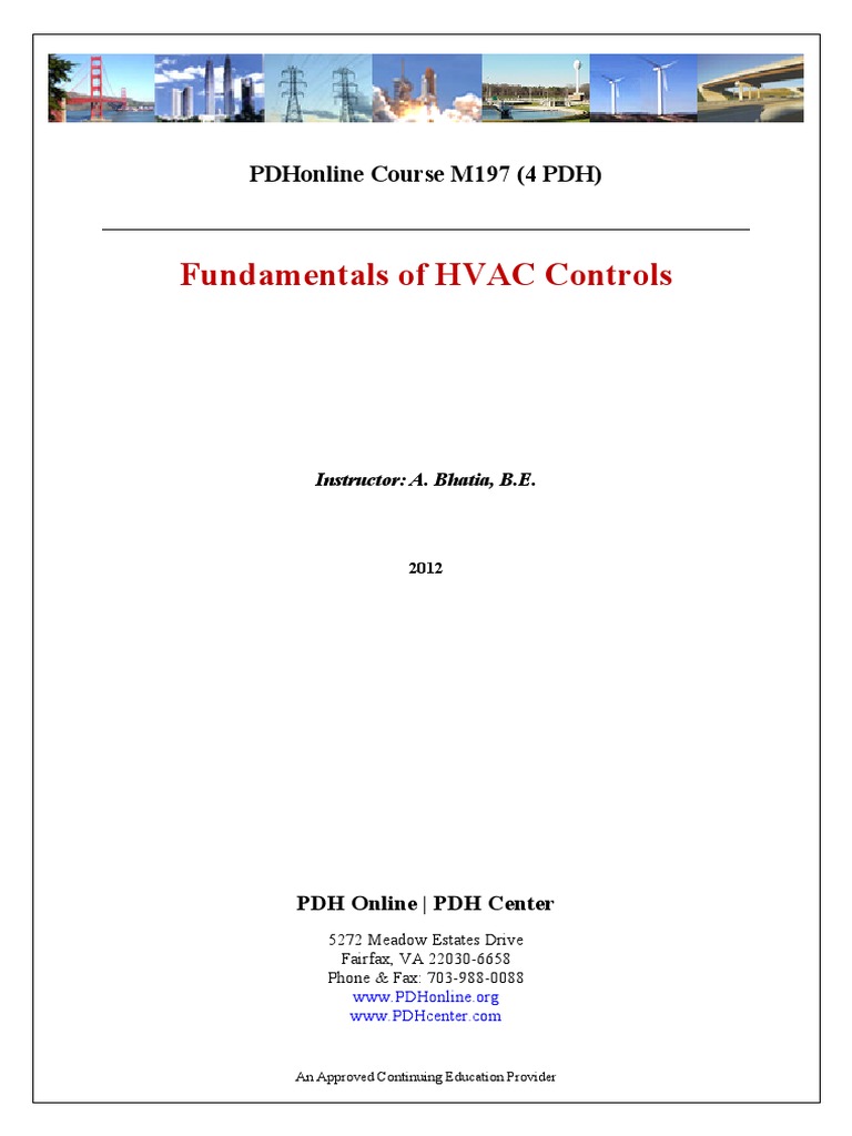 Fundamentals of HVAC Controls PDF Flow Measurement Electrical
