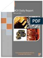 MCX Daily Report
